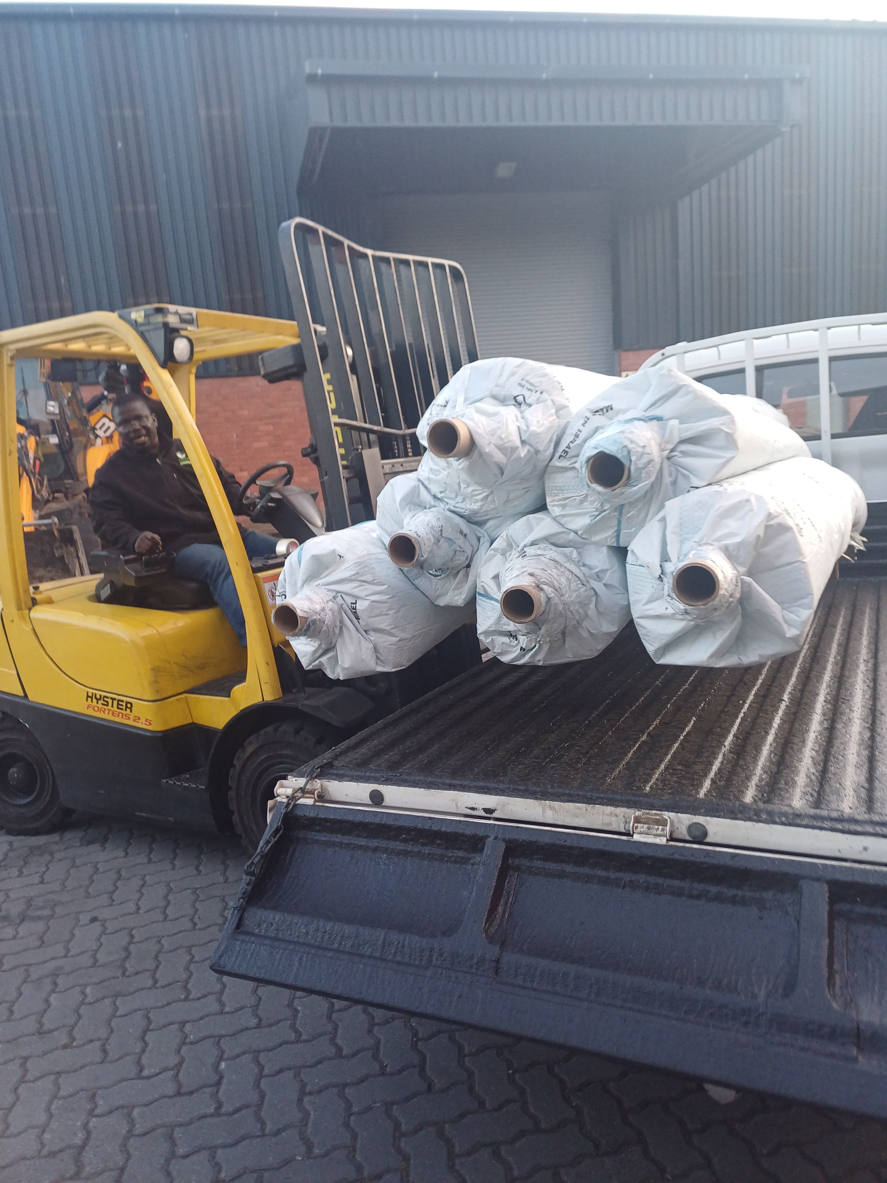 Synergy Lab Tunnels team working on agricultural infrastructure